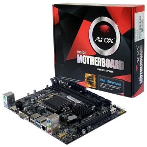 Placa Mae AFOX IH110-MA4-V2 (LGA1151/DDR4/VGA/HDMI/M-ATX) - PN # IH110-MA4-V2
