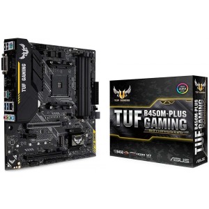 PLMaeAsus TUFB450MPLUSGAM AM4/DDR4/HDMI/DVI/M2/RGB/mATX/2Ge - PN # TUF B450M-PLUS GAMING