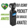 OSMO POCKET MARCA DJI BRASIL ANATEL CP.ZM.00000097.01 