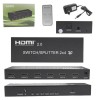 Splitter Switch HDMI 4 Saidas 2 Entradas Full Hd 4K 3D