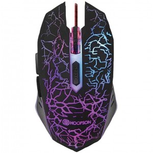 MOUSE GAMER HOOPSON USB 6 BOTOES 3 NIVEIS DPI: 1200/1600/2000/2400 - GT1000