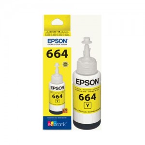 GARRAFA DE TINTA EPSON AMARELO 70 ML - T664420-AL