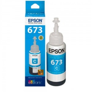 GARRAFA DE TINTA EPSON CIANO 70ML - T673220-AL