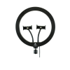 ILUMINADOR TIPO RING LIGHT 12 MODELO CL-12 LED -COM SUPORTE PARA 02 SMARTPHONES