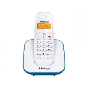Telefone sem fio Intelbras TS 3110 azul Identificador Chamad