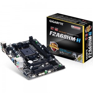 Placa Mae Gigabyte F2A68HM-H (FM2+/ DDR3/ HDMI/ USB3.0 ) - PN # GA-F2A68HM-H