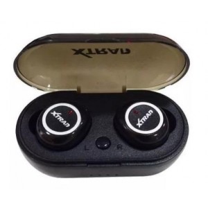 Fone de Ouvido Xtouch Earpods Bluetooth Preto e Cinza XTRAD LC-824