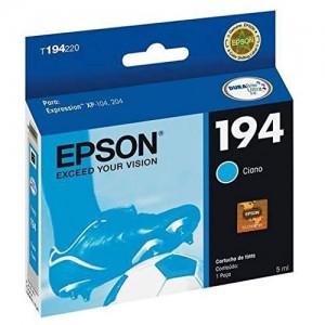 Cartucho Tinta Epson Ciano - T194220-BR