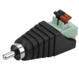 Conector borne p4 macho borne 2.1 / 5.5mm - engate rapido - PN # 062-0294
