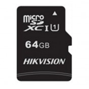 Cartão Memória Micro SD Hikvision 64GB + 1 Adpt. Class 10 - PN # HS-TF-C1(STD)/64G/Adapter