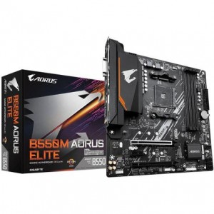 PL Mae Gigabyte B550M AORUS ELITE (AM4/DDR4/DVI/HDMI/M-ATX)