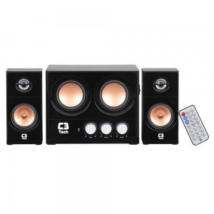 Caixa de Som C3TECH 2.1 SP-225S BK BIV. - PN # 504040250100