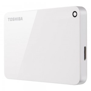 HDD EXTERNO PORTATIL TOSHIBA CANVIO ADVANCE 2TB BRANCO - HDTC920XW3AA