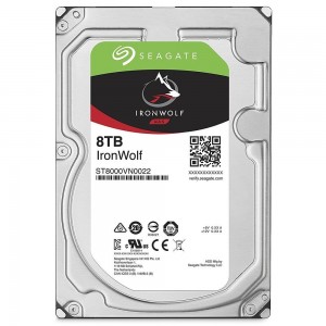HDD SEAGATE IRONWOLF 8 TB P/ NAS - ST8000VN0022