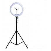 Kit Iluminador Ring Led Cl18 + tripe 2m maquiagem lives full