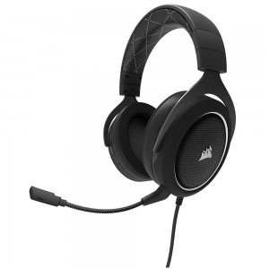 HEADSET GAMING CORSAIR HS60 7.1 SURROUND BRANCO 20HZ - 20 KHZ - CA-9011174-EU