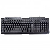 Teclado K-MEX multimídia KM-5828 USB Preto ( s/Logo )