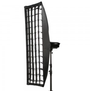 SOFTBOX MONTAGEM BOWENS COM GRID 80X120CM
