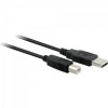 Cabo USB 2.0 Fortrek A Macho + B Macho 1,5M SBI-101 Preto - PN # 52005