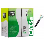 CABO FURUKAWA SOHOPLUS U/UTP CAT5E PRETO