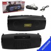 Caixa de Som Bluetooth USB 10W Micro SD Card Preto KM-223