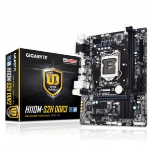 Placa Mae Gigabyte H110M-S2H DDR3 (LGA1151/DDR3/HDMI/DVI/VGA) - PN # GA-H110M-S2H DDR3