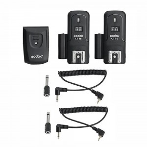 Rádio Flash Godox Ct16 Duplo Com Transmissor E Receptores (