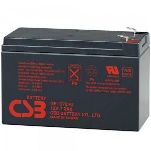 BATERIAS CSB VRLA 12V 7.2AH - GP1272 (28W)
