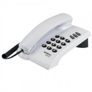 TELEFONE INTELBRAS COM FIO PLENO CINZA ARTICO - 4080055 (
