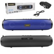 Caixa de Som Bluetooth USB 10W Atende Ligacoes Micro SD Card Azul KM-203