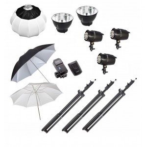 KIT EG-750 GREIKA 750WS (03 EG-250/01SOMB DIF/01 SOMB REFL/03 TRIPES ILUM. 2MT/01 CT04/01 SOFT LANTERNA/02 REB)