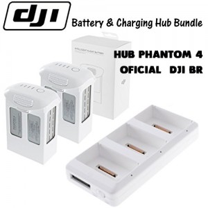 Carregador de Bateria HUB DJI PHANTOM 4 PART8 DJI BR