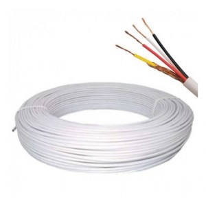 Cabo Manga Conducopper 4 vias CX 100mts Branco - PN # 9773