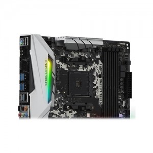 PL Mae Asrock B450M Steel Legend AM4/DDR4/HDMI/RGB/mATX (Padrão)