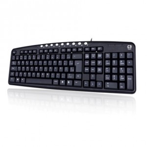 Teclado C3TECH USB MULT KB2237-2 BK PRETO C3T - PN # 403020340201
