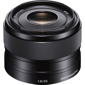 Lente Sony Sel E 35mm F / 1. 8 Oss Lens - Sel35f18 Para Alpha Nex E-mount Camera