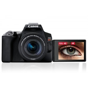Câmera CANON DIG PROF REBEL SL3 18-55 BR Nacional garantia