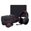 Combo 4 Em 1Teclado, Mouse, Headset E Mousepad Gamer ARSENAL