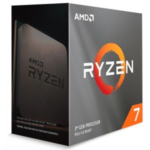 * Proc AMD Ryzen 7 3800XT 3.9GHz 36MB AM4 Sem Cooler