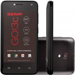 CELULAR SEMP GO 3C 4018 4" DUAL PRETO 