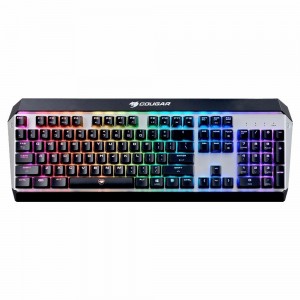 Teclado Cougar AttackX3 RGB Alum/ Cherry Blue Switch/ RG - PN # 37ATRM3MB.1002