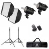 KIT MACTOP GREIKA 600WS ( 02MACTOP+02SOFTBOX 60X60+01 CT04+02 TRIPES ILUMINAÇÃO+01 BOLSA YS5027