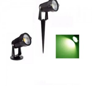 Espeto para Jardim Nitrolux LED 5W Bivolt Verde 3000K