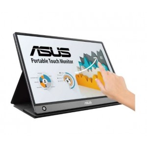 MONITOR ASUS PORTATIL 15.6" TELA TOUCH CELULAR COMPATIVEL USB-C ULTRA LEVE 900G ULTRA FINO 9.0 MM - MB16AMT