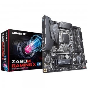PL Mae Gigabyte Z490M GAMING X (LGA1200/DDR4/DP/HDMI/M-ATX)