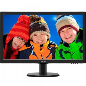 MONITOR 23,6" LED PHILIPS - MULTIMIDIA - FULL HD - HDMI - DVI - VESA - 243V5QHABA