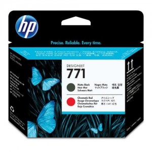 Cabeça impressão HP 771A Preto Fosco/Vermelho PLUK - CE017A