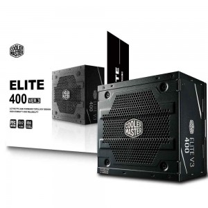 FONTE COOLER MASTER ELITE V3 FULL RANGE 400W PFC ATIVO - MPW-4001-ACAAN1-WO