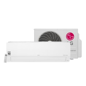Ar condicionado LG Dual Inverter Voice split quente/frio 18000 BTU branco 220V