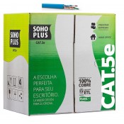 CABO FURUKAWA SOHOPLUS U/UTP CAT5E AZUL CLARO